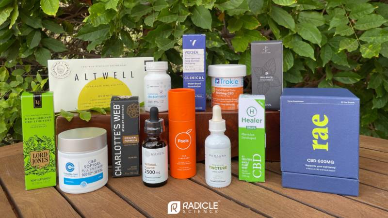 CBD brands that participated in Radicle ACES to prove its effectiveness 